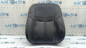 Nissan Rogue 17-20 passenger seat back upholstery, black leather, heated, dry-cleanable