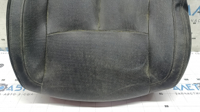 Nissan Rogue 17-20 passenger seat cushion upholstery, black leather, heated, dry-cleanable
