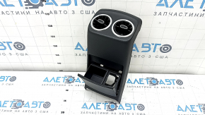 Rear center console trim with air vent deflector Mercedes A-class V177 19-22 black, with ashtray