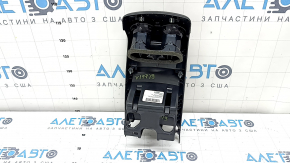 Rear center console trim with air vent deflector Mercedes A-class V177 19-22 black, with ashtray