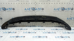 The front bumper lower absorber of Toyota Venza 21-24 is dented, worn, and has cracks.