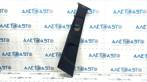 Mercedes W221 black center pillar trim, upper left belt