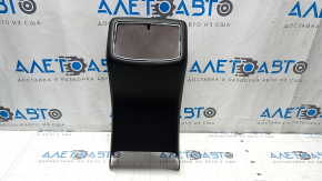 Mazda CX-9 rear center console trim, black, with chrome frame, scratches