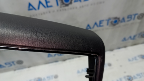 Mazda CX-9 rear center console trim, black, with chrome frame, scratches