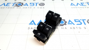 Front left window lift control for VW Tiguan 18-24, black with chrome, bumpers