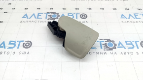 Light gray hood release handle for Audi A6 C8 19-25 interior, with bracket