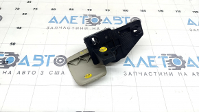 Light gray hood release handle for Audi A6 C8 19-25 interior, with bracket