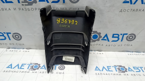 Honda Civic X FC 16-21 rear center console trim, black, scratches
