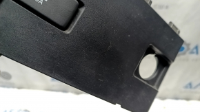 Honda Civic X FC 16-21 black center console trim, cigarette lighter, minor scratches