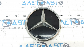 Mercedes A-class V177 19-22 radiator grill emblem with radar base, broken mount, crack