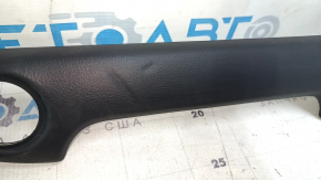 Mazda CX-5 17-25 black leather center dashboard trim with start/stop button