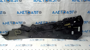 Ford Edge 15-18 right side center console trim, black, scratches