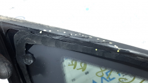 Rear right window glass, VW Tiguan 18-24, tinted, chrome, torn seal, scratches on chrome