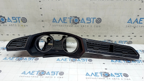 Central dashboard trim for VW Tiguan 18-22, graphite, with air ducts and trim, scratched