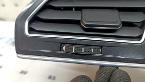 Central dashboard trim for VW Tiguan 18-22, graphite, with air ducts and trim, scratched