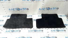 Set of floor mats for Mercedes A-class V177, 19-22, black cloth, AMG, dry-cleanable
