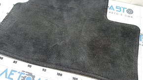 Set of floor mats for Mercedes A-class V177, 19-22, black cloth, AMG, dry-cleanable