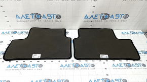 Set of floor mats for Mercedes A-class V177, 19-22, black cloth, AMG, dry-cleanable