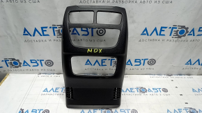 Acura MDX 14-20 rear center console trim, black, scratches, marker marks