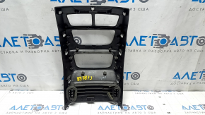 Acura MDX 14-20 rear center console trim, black, scratches, marker marks