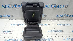 14-20 Acura MDX armrest, black leather, scratches