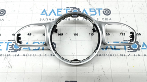 Upper steering wheel cover for Mercedes A-class V177 19-22 chrome, AMG pack, broken fasteners