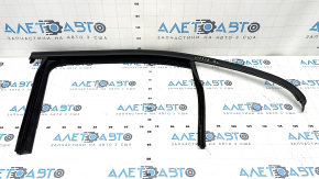 Rear left door glass seal with molding Mercedes A-class V177 19-22, gloss black, scratches