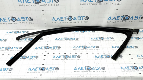 Front left glass seal with molding Mercedes A-class V177 19-22 gloss black