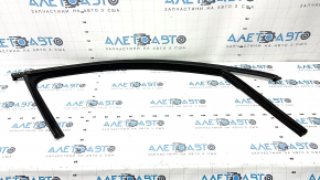 Front right glass seal with molding Mercedes A-class V177 19-22 gloss black
