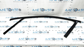 Front right glass seal with molding Mercedes A-class V177 19-22 gloss black
