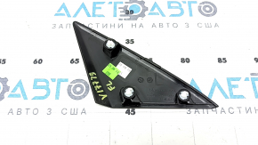 Mercedes A-class V177 19-22 black gloss door triangle, outer front left