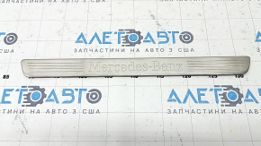 Front left outer door sill trim for Mercedes A-class V177 19-22 chrome, scratches