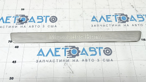 Front right outer door sill trim for Mercedes A-class V177 19-22 chrome, broken fastening