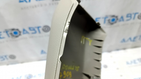 Rear center console trim for Ford Focus mk3 15-18, restyling, gray, tears, marker marks