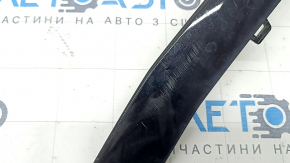 Front bumper molding, central lower, Mercedes A-class V177 19-22, gloss black, AMG pack, scratches