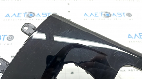Mercedes A-Class V177 19-22 center console trim, gloss black, automatic transmission, wireless charging, with cup holders and lighting, scratches