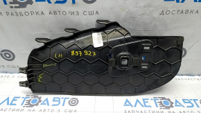 Left side center console trim for Ford Focus mk3 15-18, black, scratches