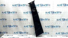 Mercedes W221 black center pillar trim, upper belt, right