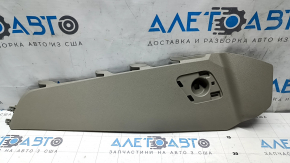 Right side center console trim for Ford Focus mk3 15-18, gray