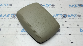 Armrest for Ford Focus mk3 15-18, beige, leather, dry-cleanable