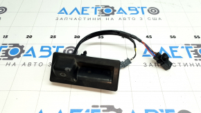 Rear view camera with handle and trunk release button for VW Tiguan 18-24 with washer, worn