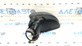Left side mirror VW Tiguan 18-19, 6+2 pins, BSM, turn signal, heated, graphite, scuffs, scratches
