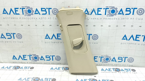 Left upper center pillar trim, VW Passat b8 16-19 USA, beige, crack in mount