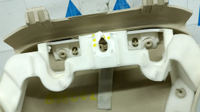 Left upper center pillar trim, VW Passat b8 16-19 USA, beige, crack in mount