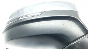 Right side mirror VW Tiguan 18-19, 6+2 pins, BSM, turn signal, heated, graphite, scuffs, scratches, sand