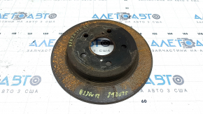 Rear right brake disc Toyota Venza 21-280/12mm, rusty