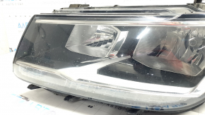 Left front headlight for VW Tiguan 18-21 halogen, LED DRL