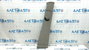 Subaru B9 Tribeca Light Gray Center Pillar Upper Belt Trim Right