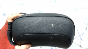VW Tiguan 19-21 passenger seat headrest, black leather, ready to clean