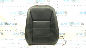 Driver's seat back upholstery for VW Tiguan 18-21, black leather, heated, ready to clean